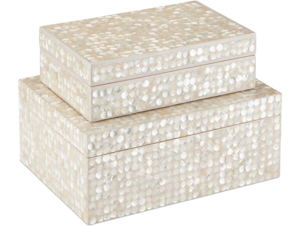 Gerri Dot Mother of Pearl Box Set of 2