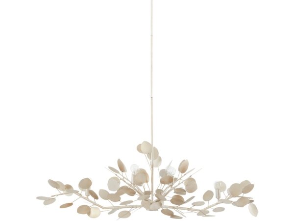 Lunaria Silver Oval Chandelier - Image 4