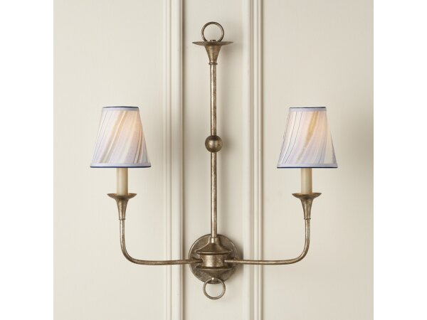 Marble Lavender Paper Tapered Chandelier Shade - Image 3