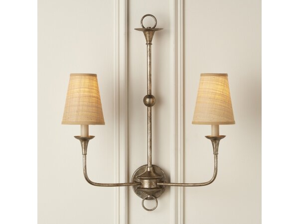 Natural Grasscloth Tapered Chandelier Shade - Image 3