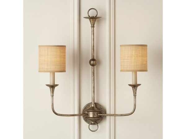 Natural Grasscloth Drum Chandelier Shade - Image 3