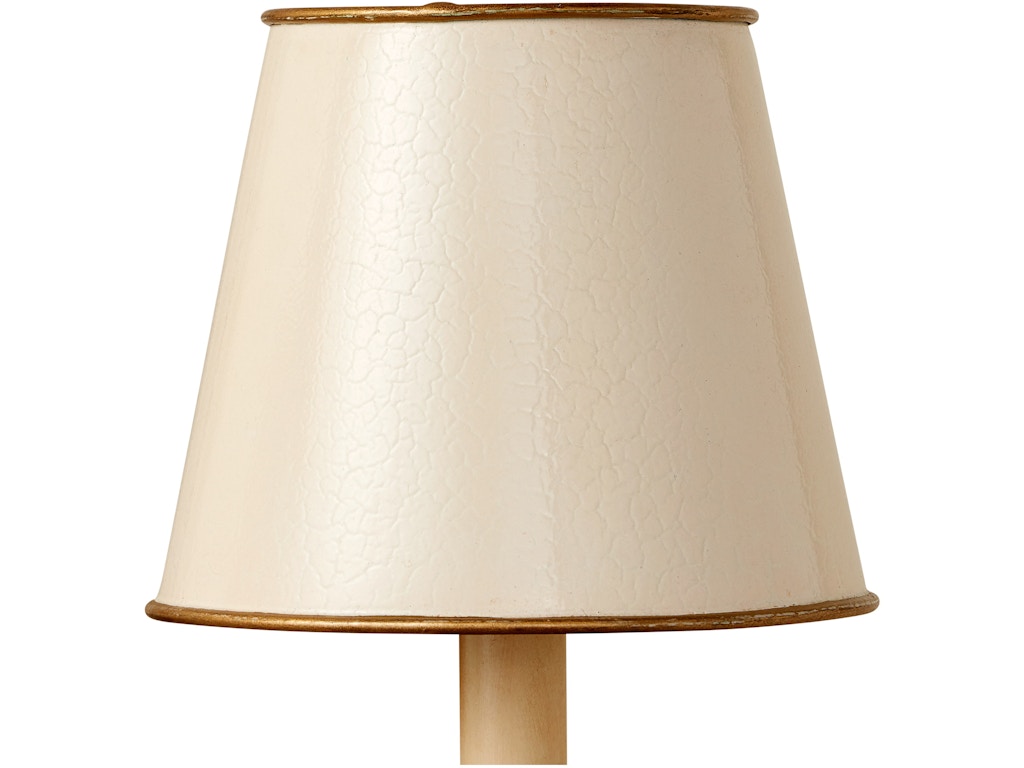 Tole Ivory Tapered Chandelier Shade