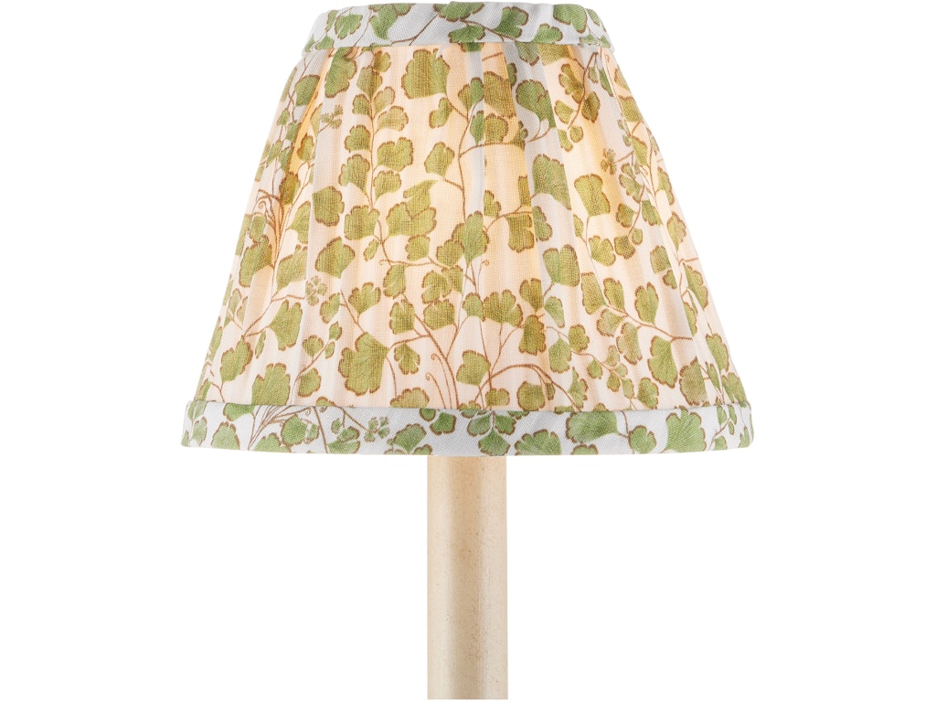 Maiden Fern Green Tapered Chandelier Shade