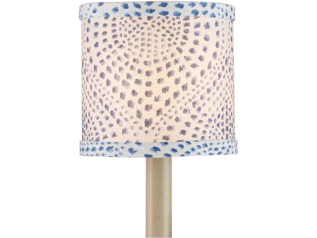 Lenore Blue Drum Chandelier Shade