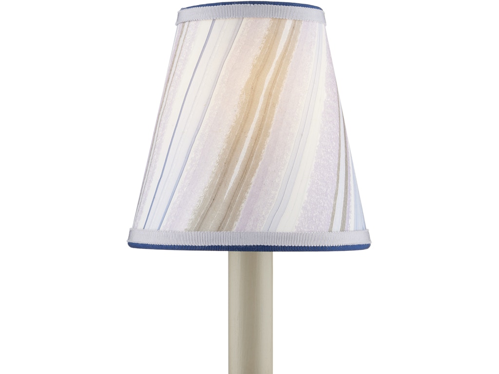 09000017 Marble Lavender Paper Tapered Chandelier Shade - Image 1