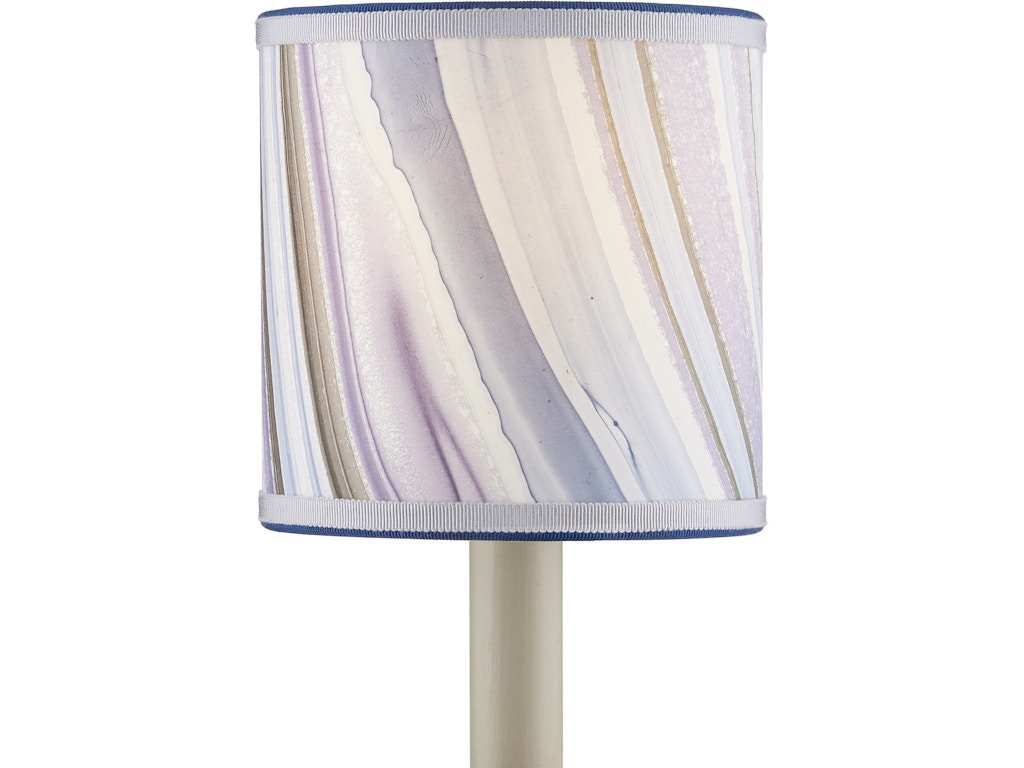 09000018 Marble Lavender Paper Drum Chandelier Shade - Image 1