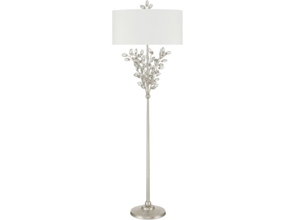 Forget-Me-Not Silver Floor Lamp - Image 5