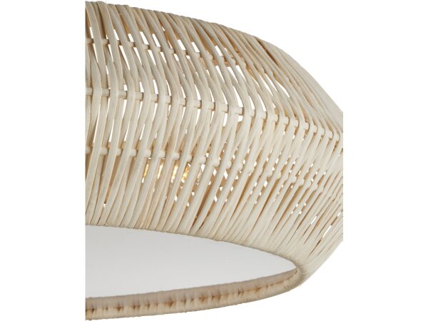 Antibes White Semi-Flush Mount - Image 2