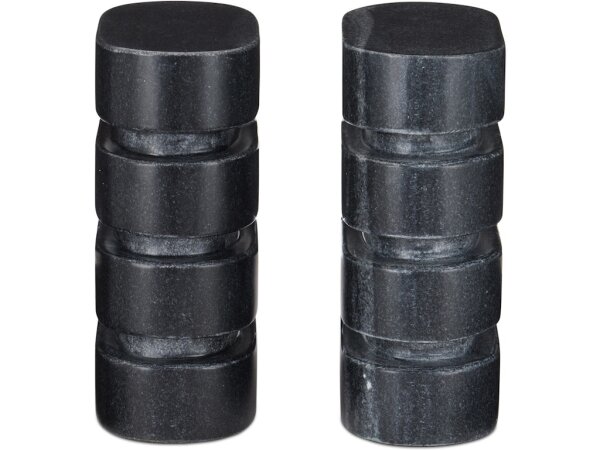 Bheslana Marble Black Object Set of 2 - Image 5