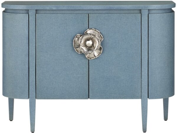 Briallen Blue Demi-Lune Cabinet - Image 5