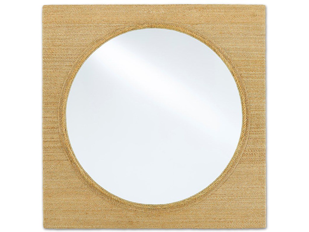 Tisbury Large Square Rope Mirror