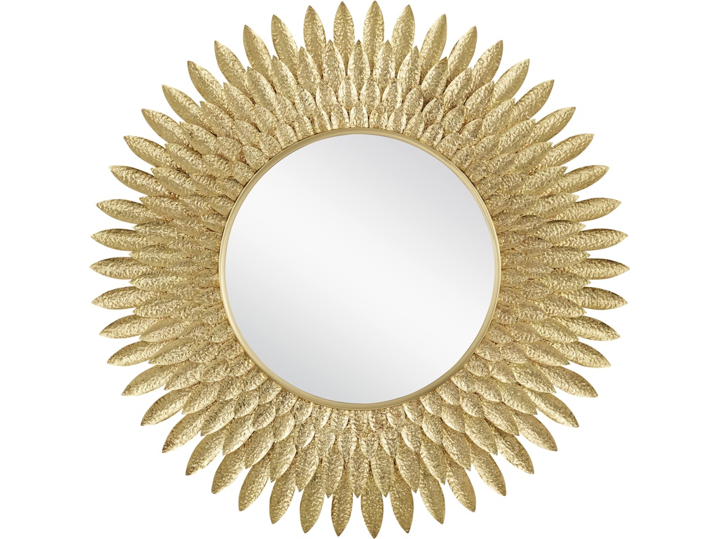 Plume Round Mirror