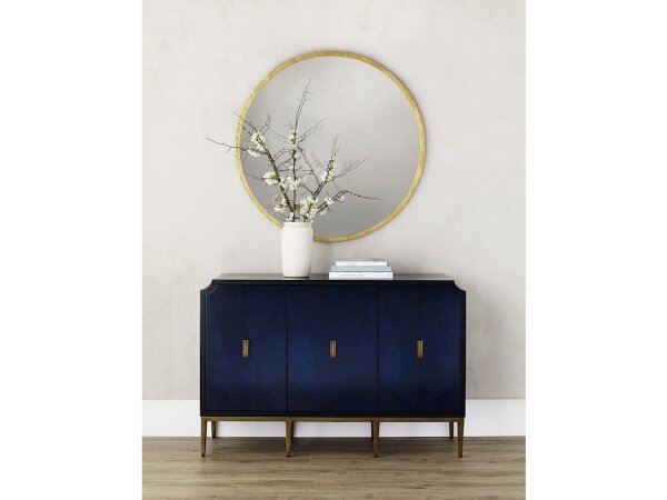 Aline Gold Round Mirror - Image 4