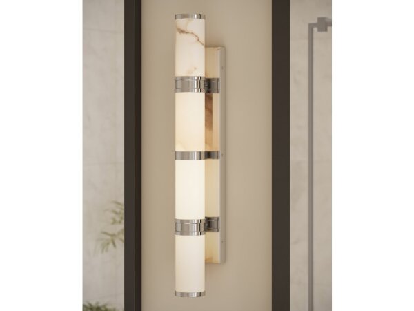 Brenham Large Nickel Wall Sconce - Image 5