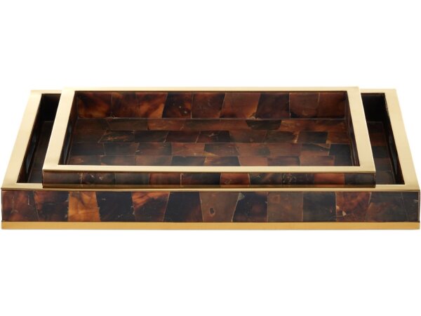 Casey Brown Tray Set of 2 - Image 3
