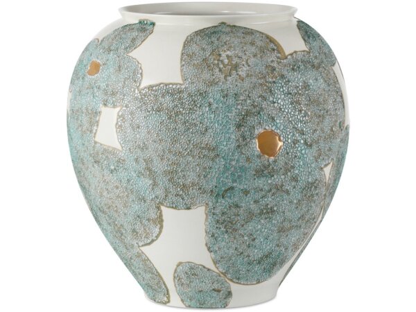 Bloom Blue and Ivory Vase - Image 4