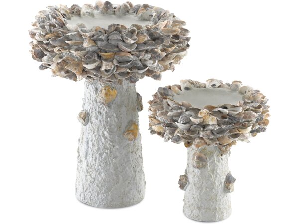 Oyster Shell Small Bird Bath - Image 3