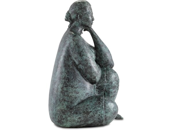 Lady Meditating Bronze - Image 2