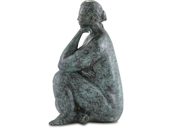 Lady Meditating Bronze - Image 3
