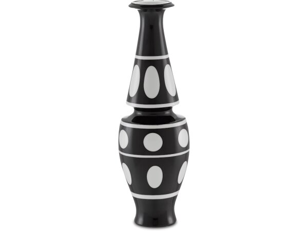 De Luca Black and White Vase - Image 2