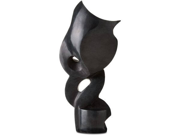 Roland Black Marble Abstract Sculpture - Image 3
