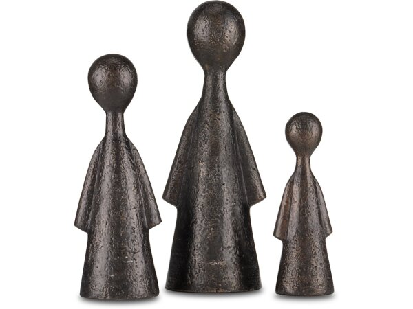 Ganav Bronze Figure Set of 3 - Image 3