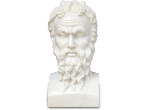 Hector Marble Bust Sculpture - Image 3