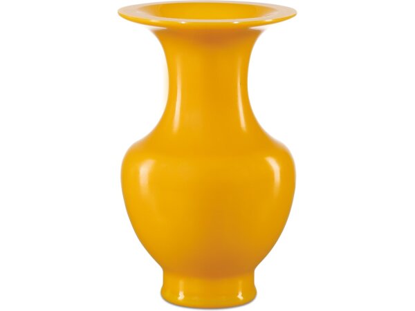 Yellow Peking Vase