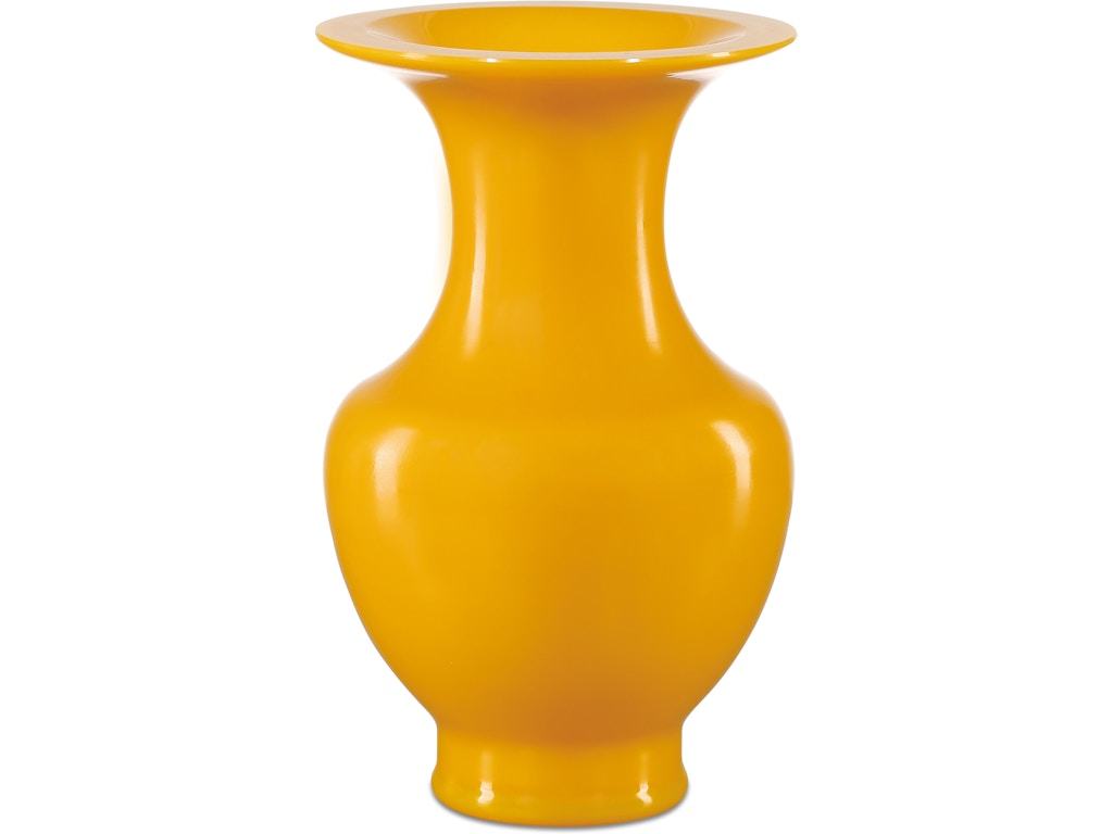 Yellow Peking Vase