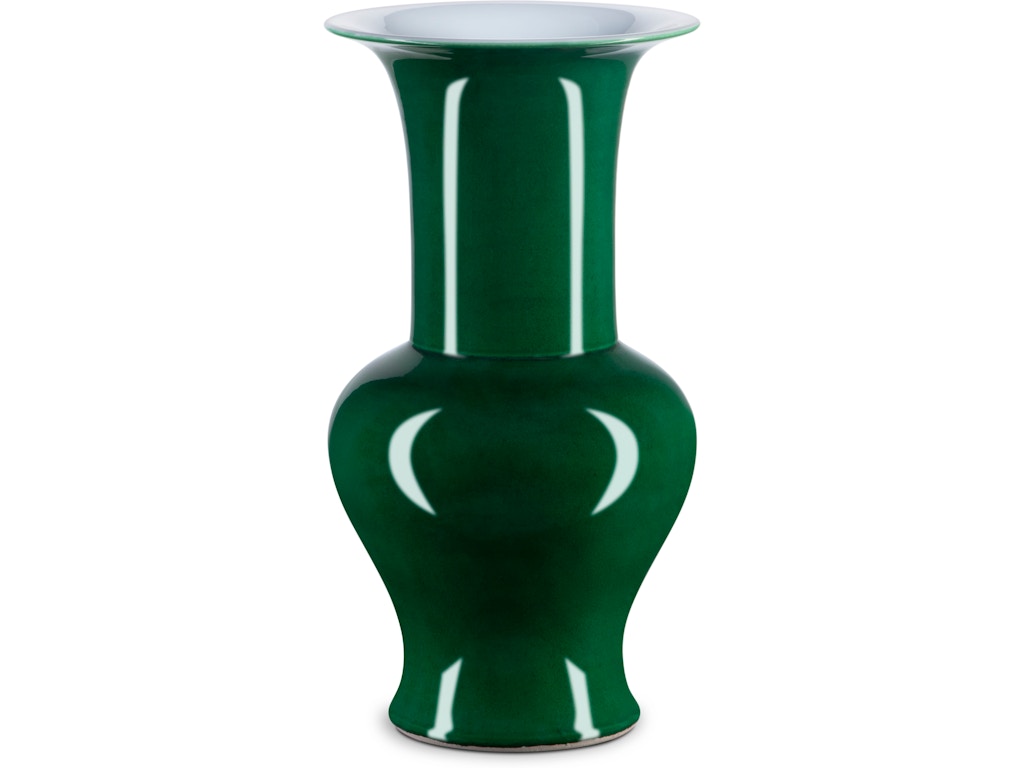 Imperial Green Corolla Vase