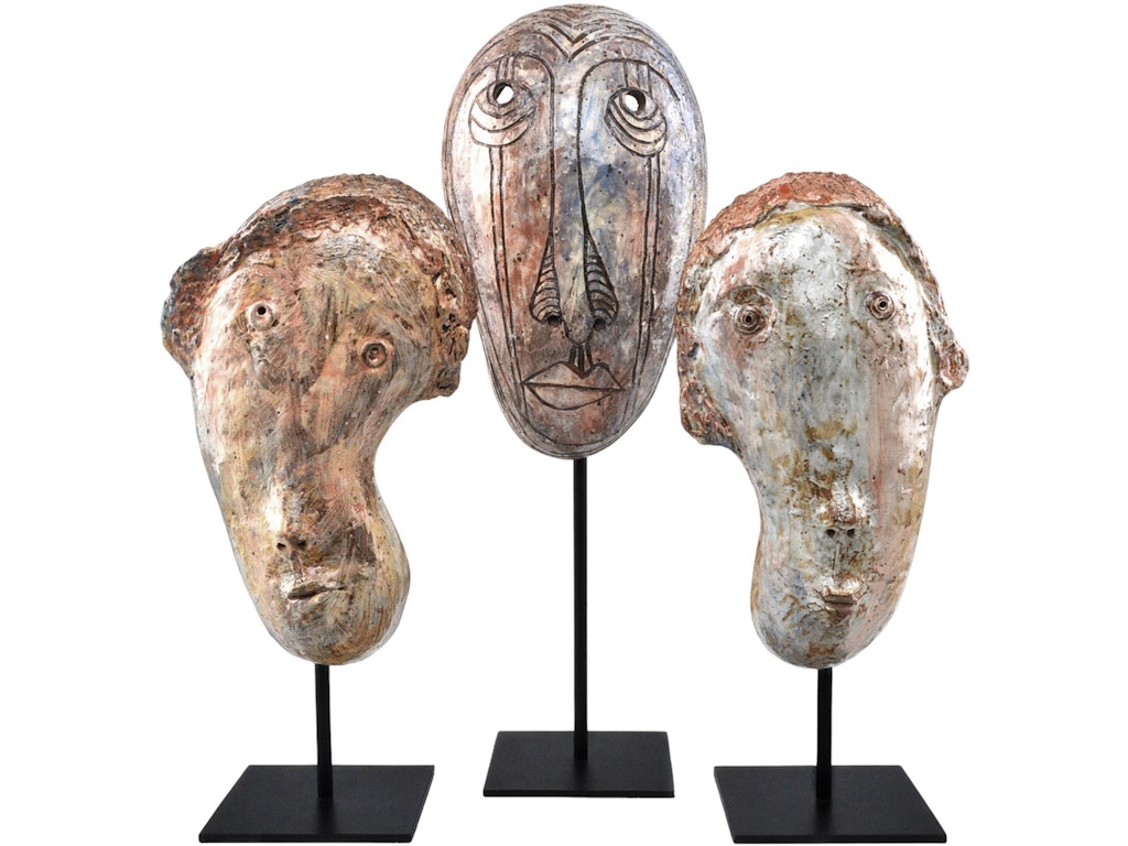 Glazed Masks Set of 3