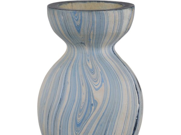 Calm Sea Marbleized Vase Set of 3 - Image 3