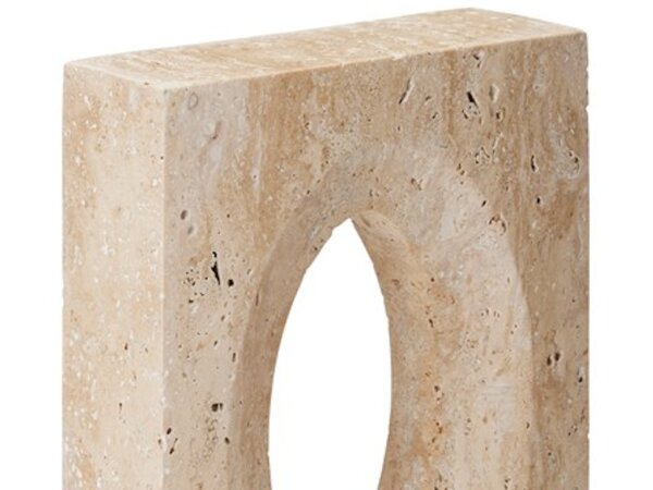 Demi Travertine Bookends Set of 2 - Image 2
