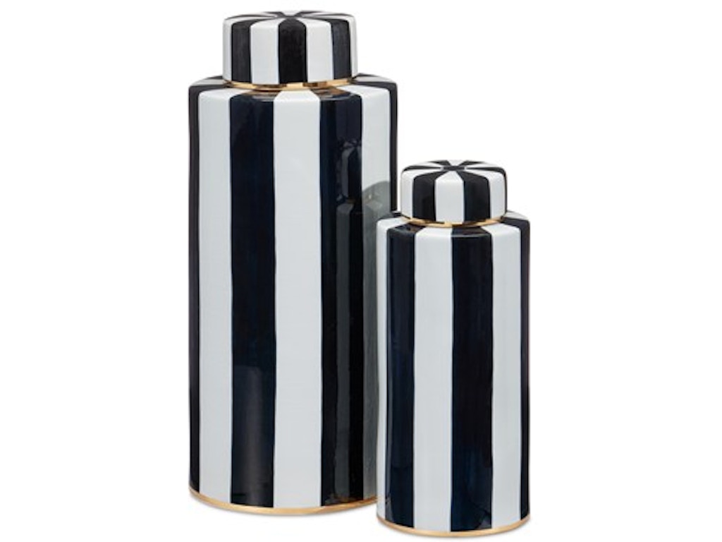 Rayures Tea Canister Set of 2