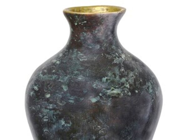 Luganzo Large Bronze Vase - Image 3
