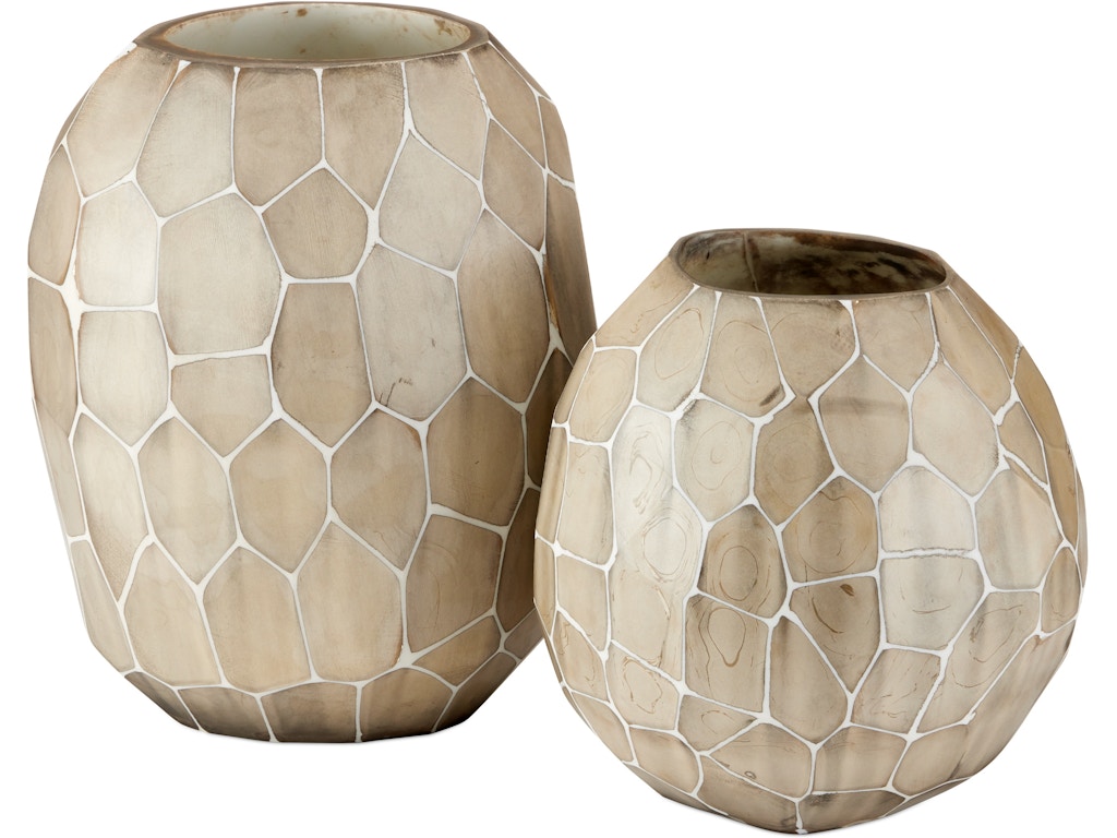 Runnell Glass Vase Set of 2