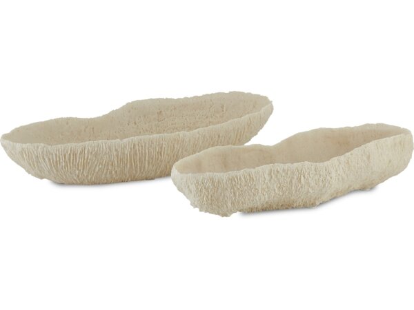 Island Ivory Tray Set of 2
