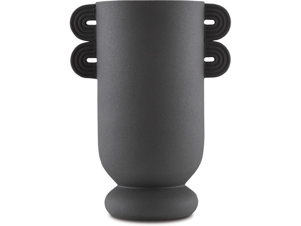 Happy 40 Straight Black Vase