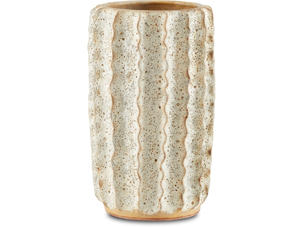 Sunken Boat Medium White Vase