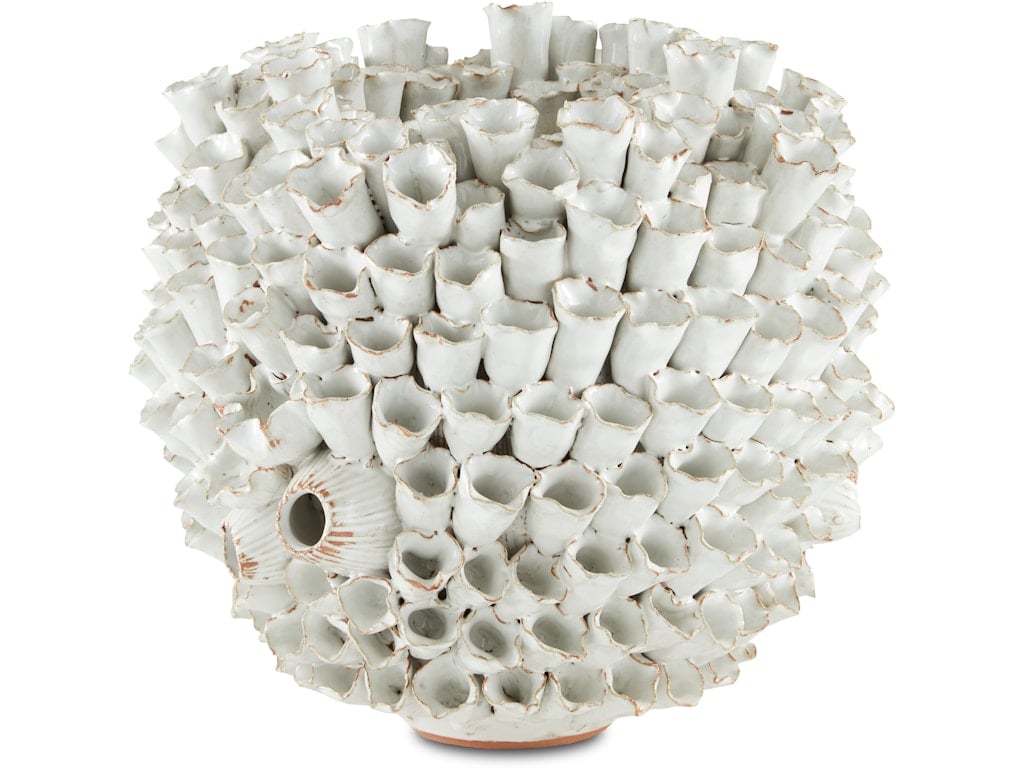 Manitapi Medium White Vase