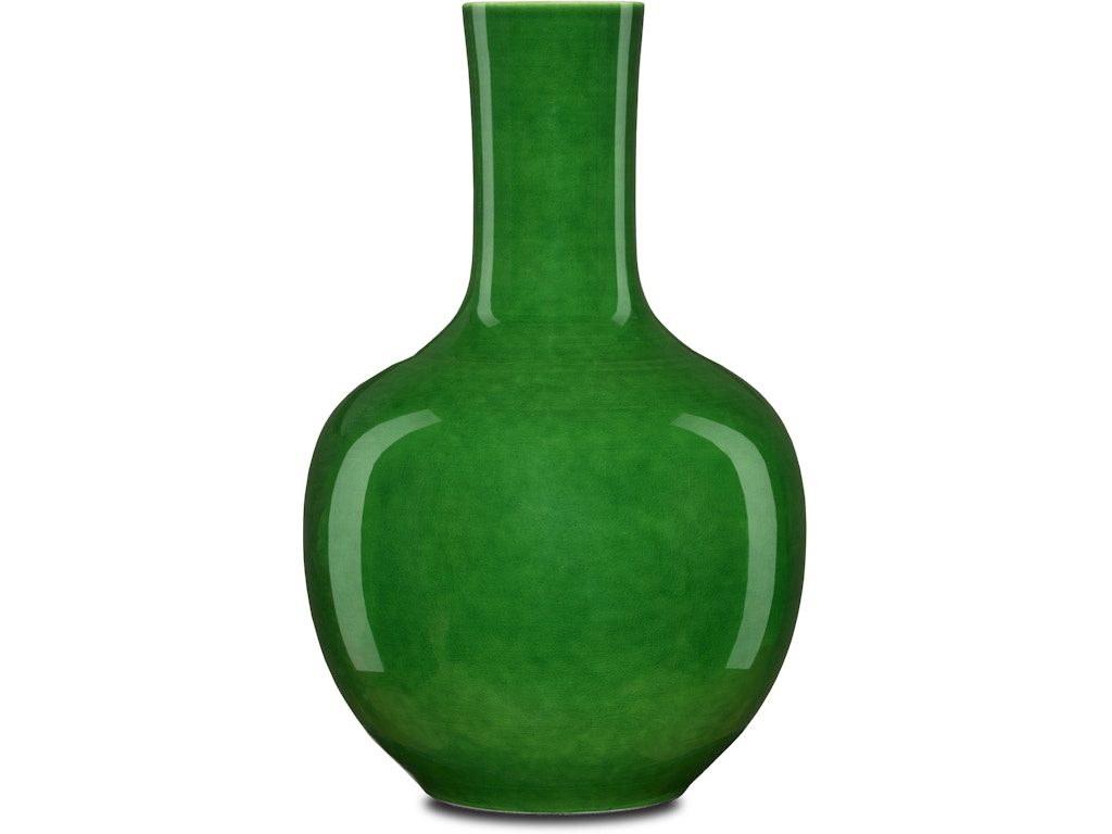 Imperial Green Long Neck Vase