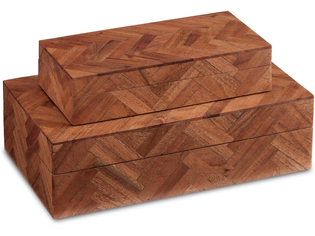 Alfeo Wood Box Set of 2