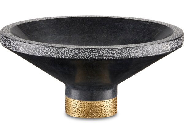 Vincent Black Marble Bowl