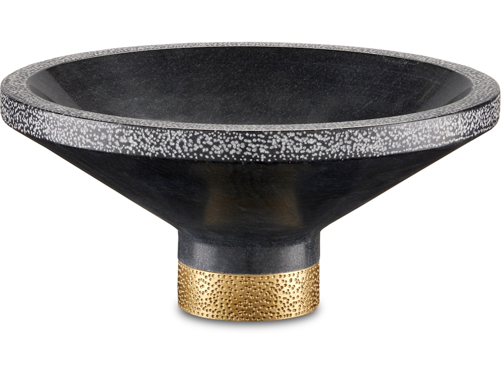 Vincent Black Marble Bowl