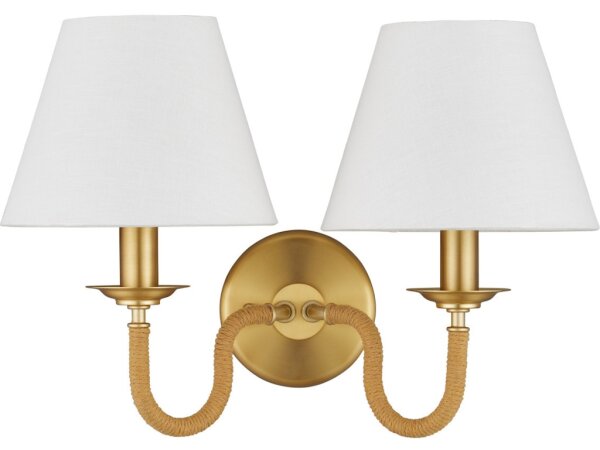 Adala Brass Wall Sconce - Image 4