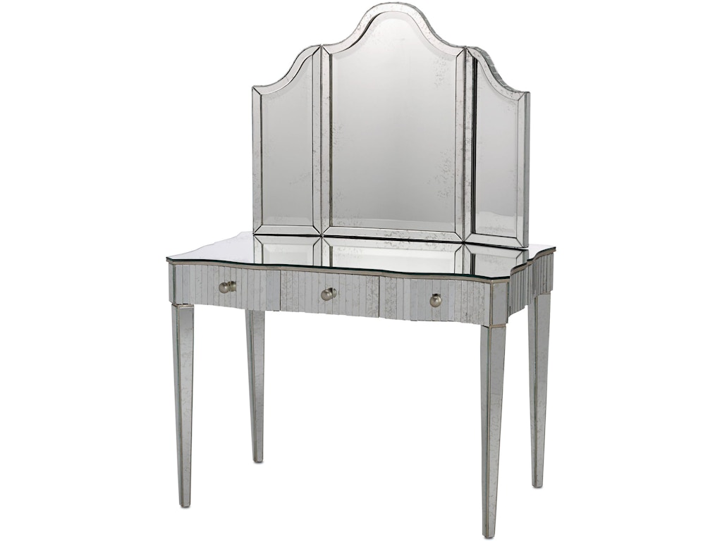 Gilda Silver Vanity Mirror