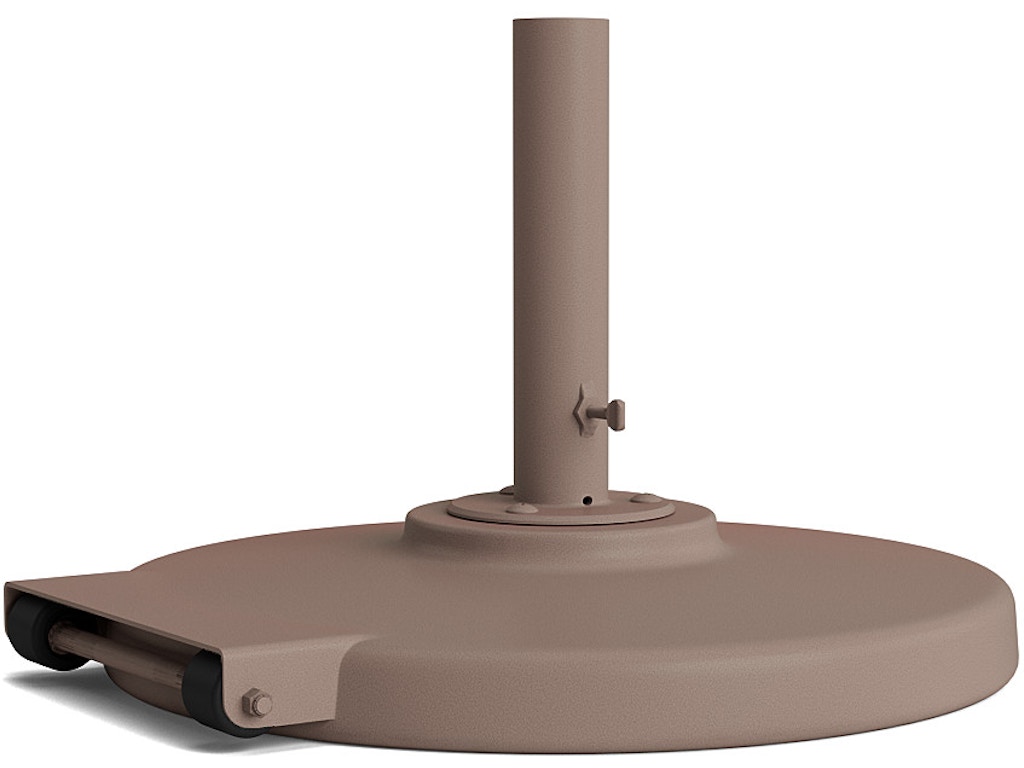 95 lbs. Umbrella Stand with Wheels, 2" Pole