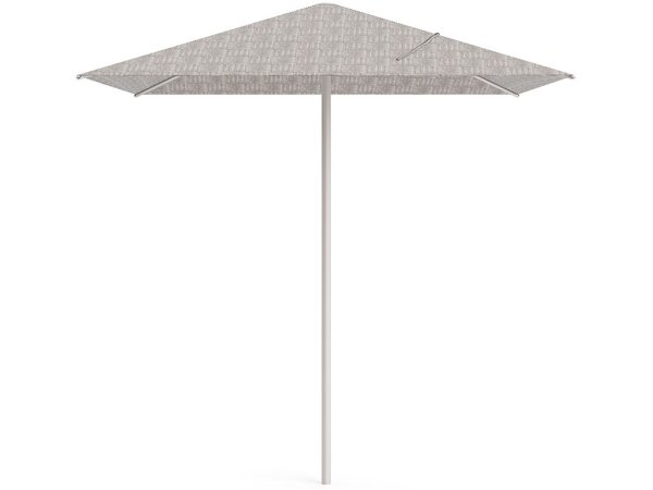 7' Square Umbrella - Dove - Image 3