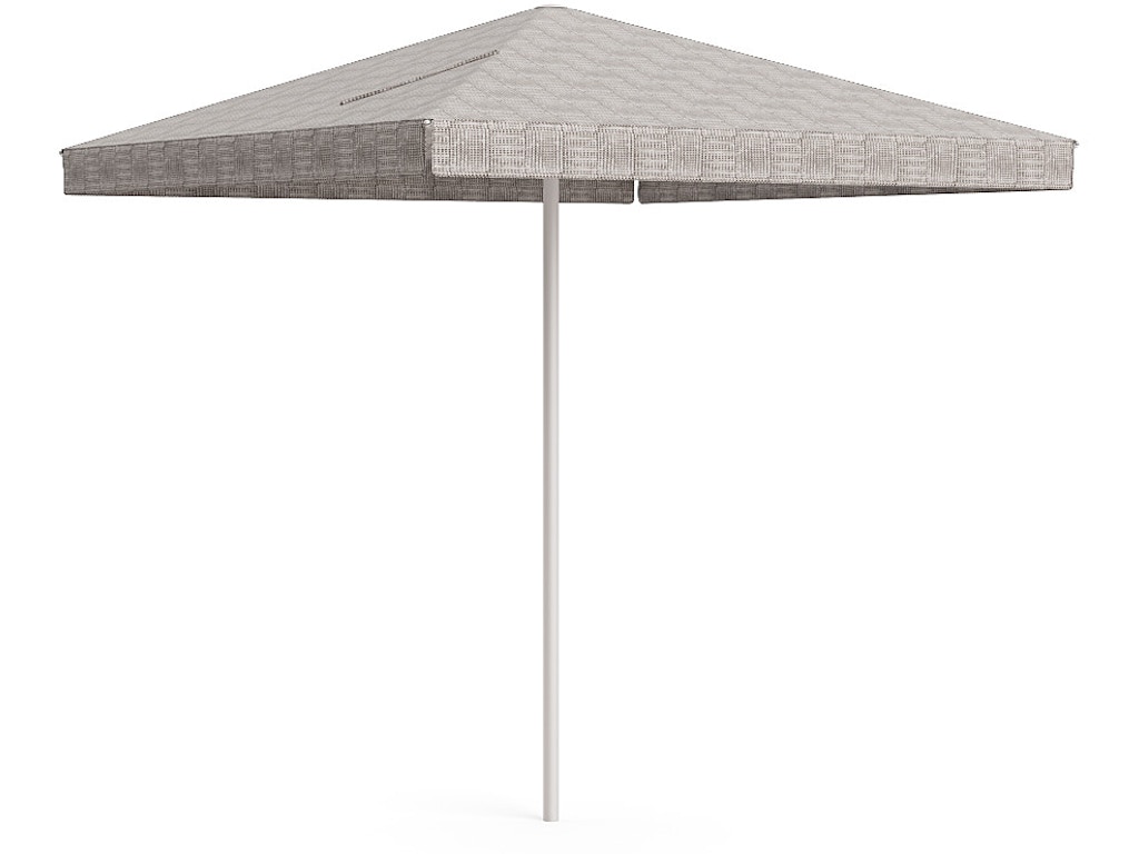 8' Square Umbrella with Valance - Dove
