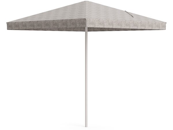 8' Square Umbrella with Valance - Dove - Image 4